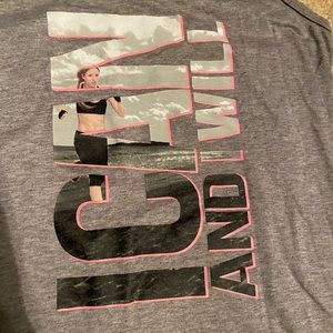 Grey workout tank top